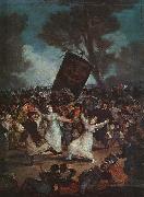 Francisco de Goya The Burial of the Sardine painting